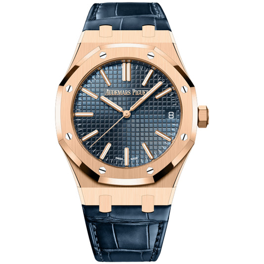 Audemars Piguet Royal Oak 41mm 15510OR.OO.D315CR.02 Blue Grande Tapisserie Dial, Worn 2024