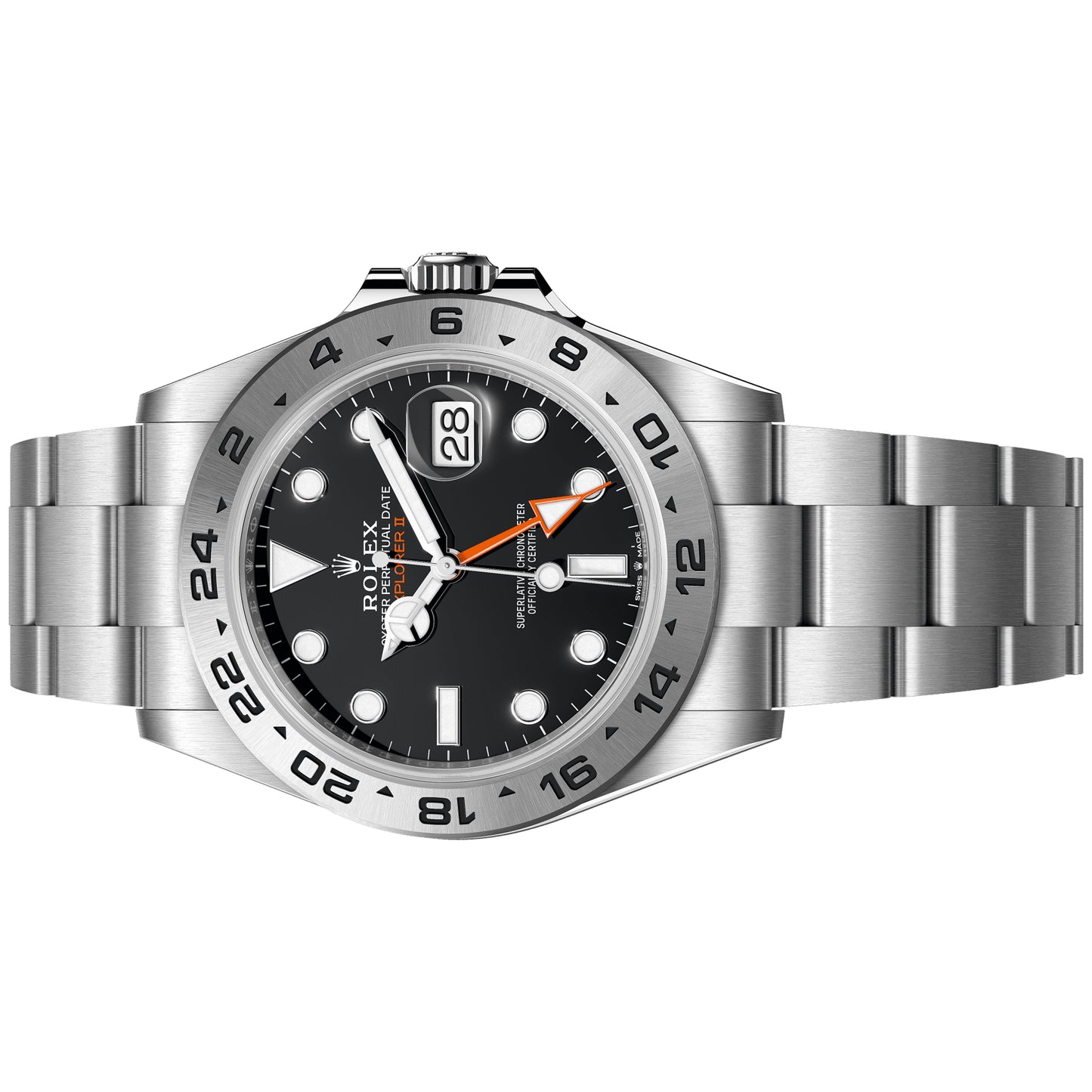 Rolex Explorer II 42mm 226570-0002 Black Dial, Worn 2022