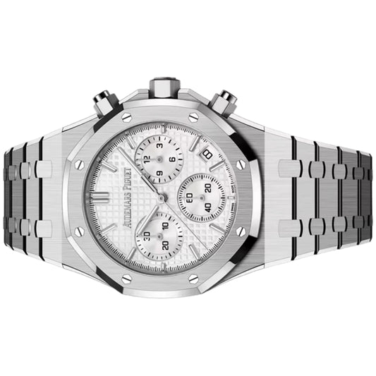 Audemars Piguet Royal Oak Chronograph 41mm 26240ST.OO.1320ST.07 Silver Grande Tapisserie Dial, Unworn 2025