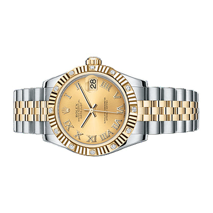 Rolex Datejust 31mm 178313 Champagne Roman Dial, Worn