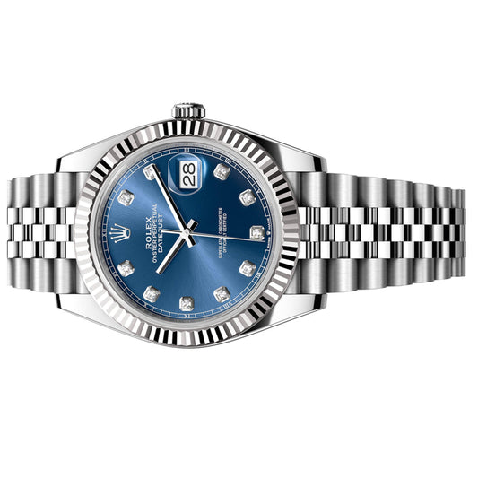 Rolex Datejust 41mm 126334-0016 Blue Diamond Dial, Unworn 2025