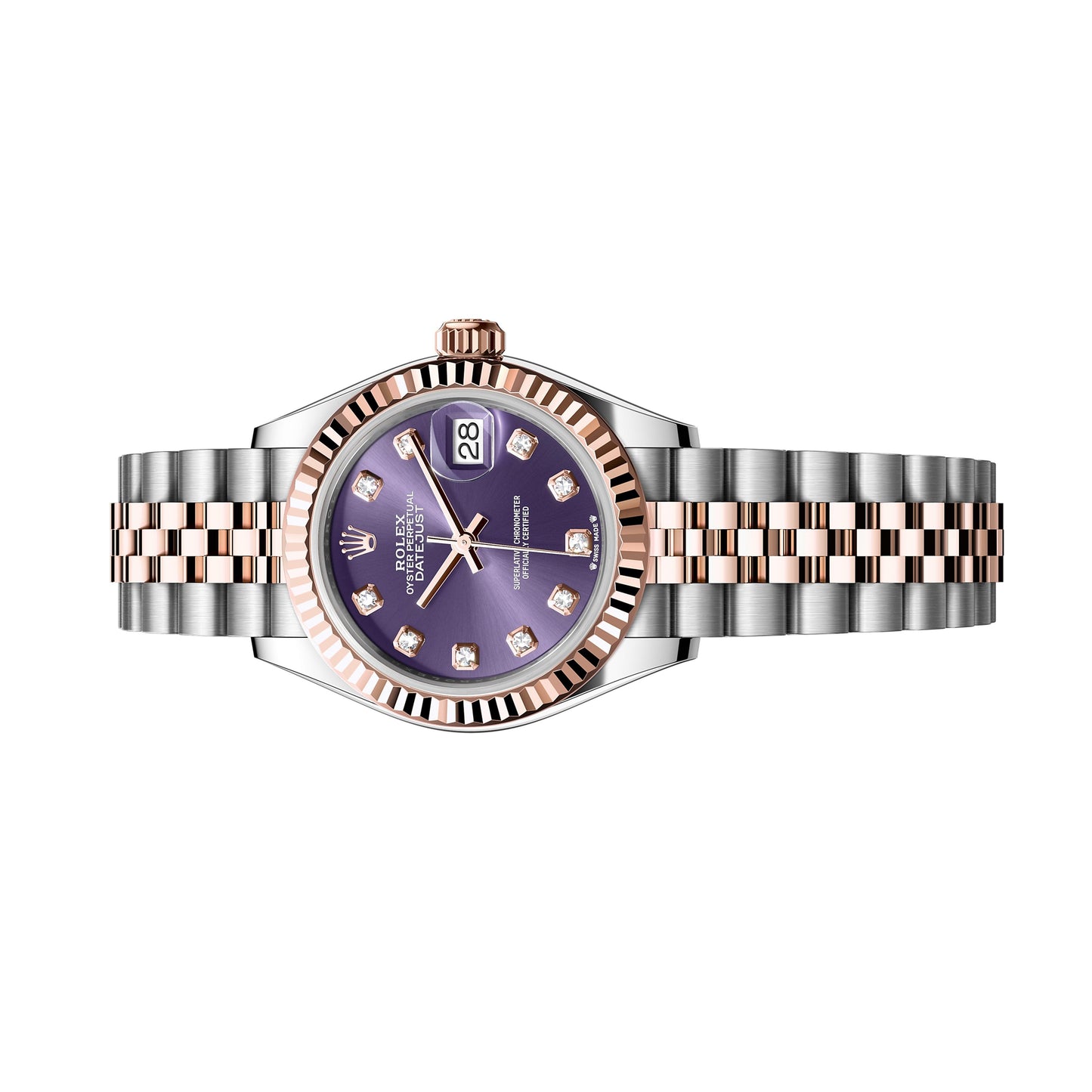 Rolex Datejust 28mm 279171-0015 Aubergine Diamond Dial, Unworn 2023