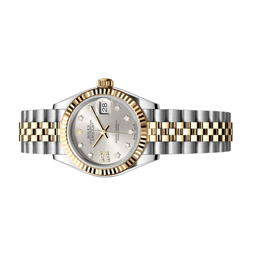 Rolex Lady Datejust 28mm 279173-0003 Silver Star Diamond with Roman IX Dial, Unworn 2023