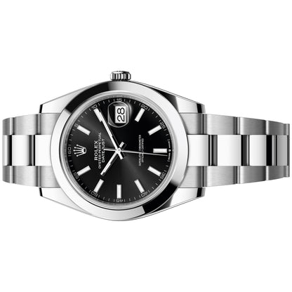 Rolex Datejust 41mm 126300-0011 Black Dial Index, Oyster Bracelet, Unworn 2024