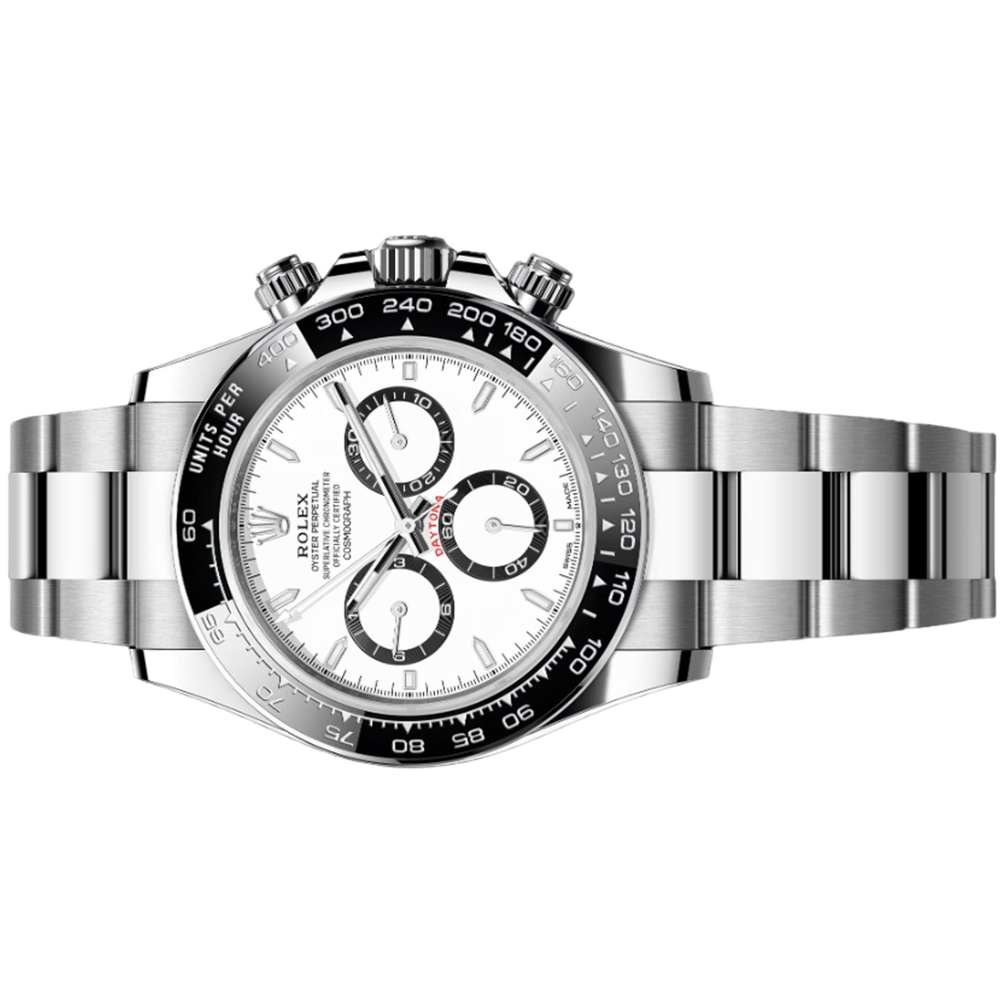 Rolex Daytona 40mm 126500LN-0001 White Panda Index Dial, Unworn 2025