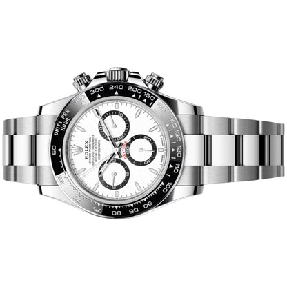 Rolex Daytona 40mm 126500LN-0001 White Panda Index Dial, Unworn 2025