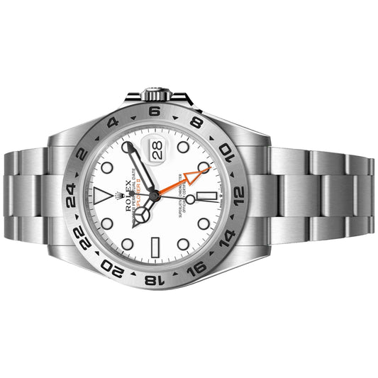 Rolex Explorer II 42mm 216570 White Dial, Worn 2022