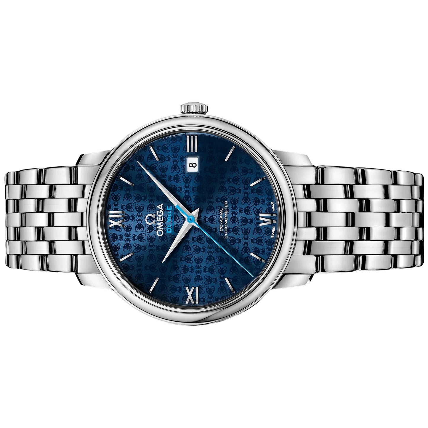 Omega De Ville Prestige Orbis Edition 39.5mm 424.10.40.20.03.003 Blue Dial, Worn 2019