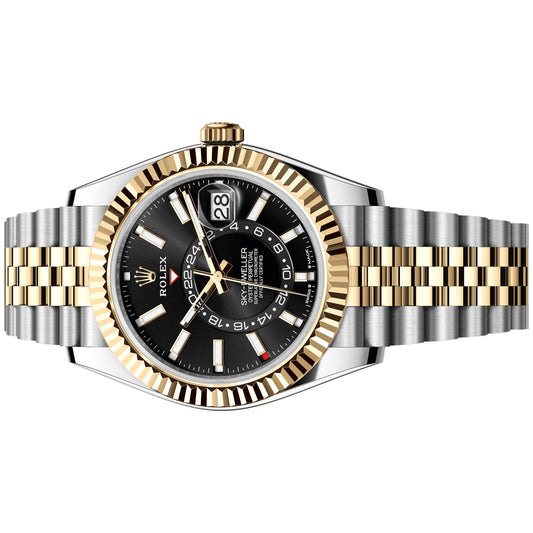 Rolex Sky Dweller 42mm 336933-0004 Yellow Gold, Black Dial, Unworn 2025