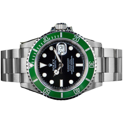 Rolex Submariner (Date) Starbucks 40mm 16610LV Black Dial, Worn 2009