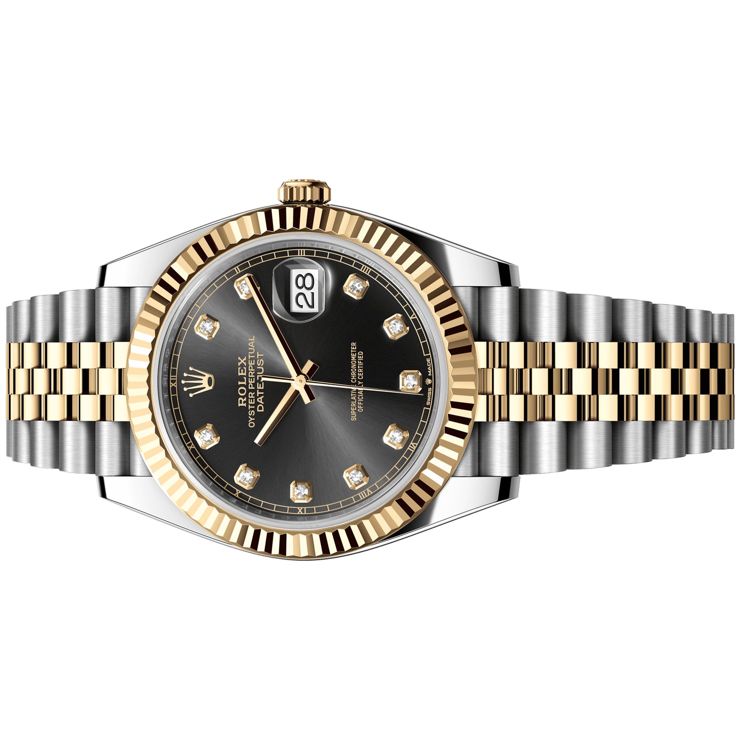 Rolex Datejust 41mm 126333-0006 Black Diamond Dial, Unworn 2024
