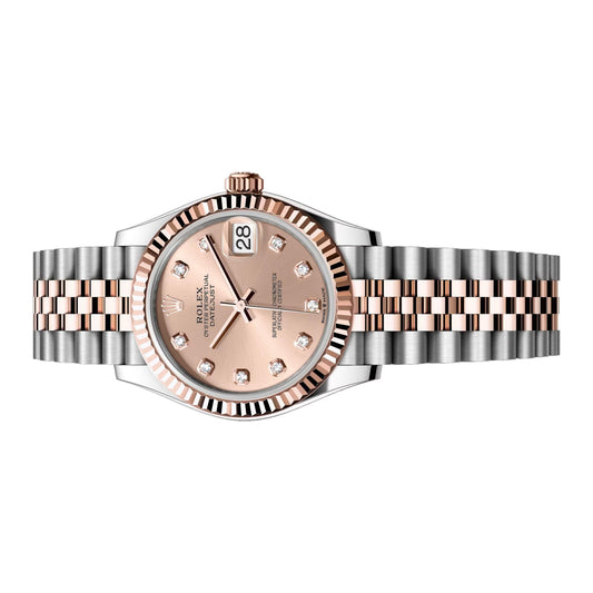 Rolex Lady Datejust 31mm 278271-0034 Rose Gold, Rose Diamond Dial, Worn 2024