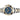 Rolex Daytona 40mm 116523 Yellow Gold Blue Racing Dial, Worn