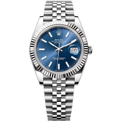 Rolex Datejust 41mm 126334-0002 Blue Index Dial, Unworn 2025