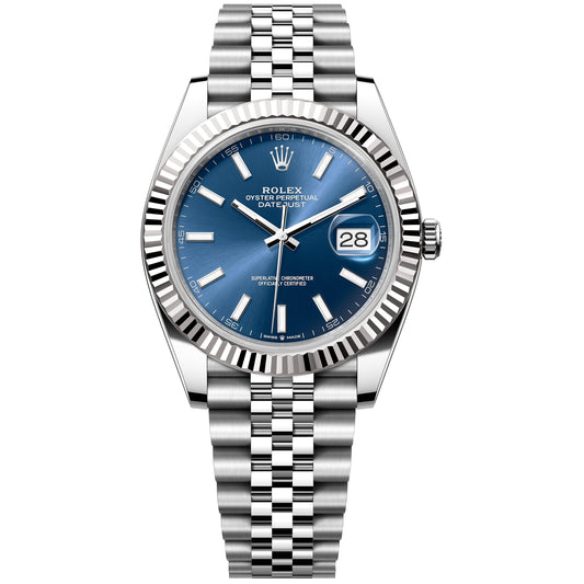 Rolex Datejust 41mm 126334-0002 Blue Index Dial, Unworn 2025