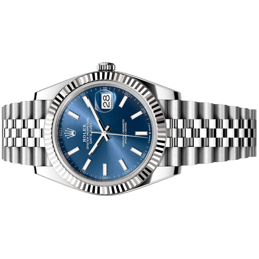 Rolex Datejust 41mm 126334-0002 Blue Index Dial, Unworn 2025