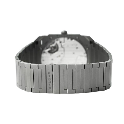 Bulgari Octo Finissimo 40mm 103023 Grey and Green Arabic Dial, Worn