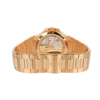 Patek Philippe Ladies Nautilus 35.2mm 7118/1200R-010 Golden Brown Opaline Wave Dial, Worn 2024