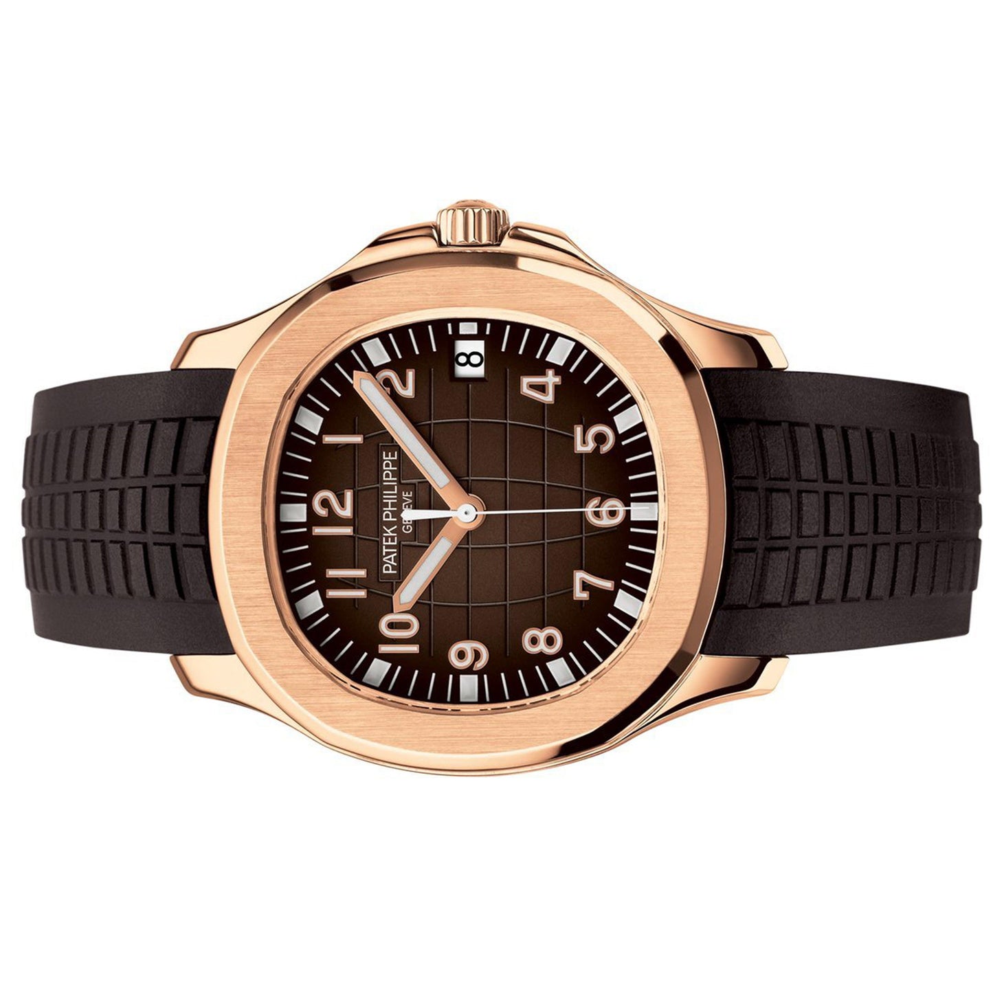 Patek Philippe Aquanaut 40mm 5167R-001 Brown Numeral Dial, Worn 2024