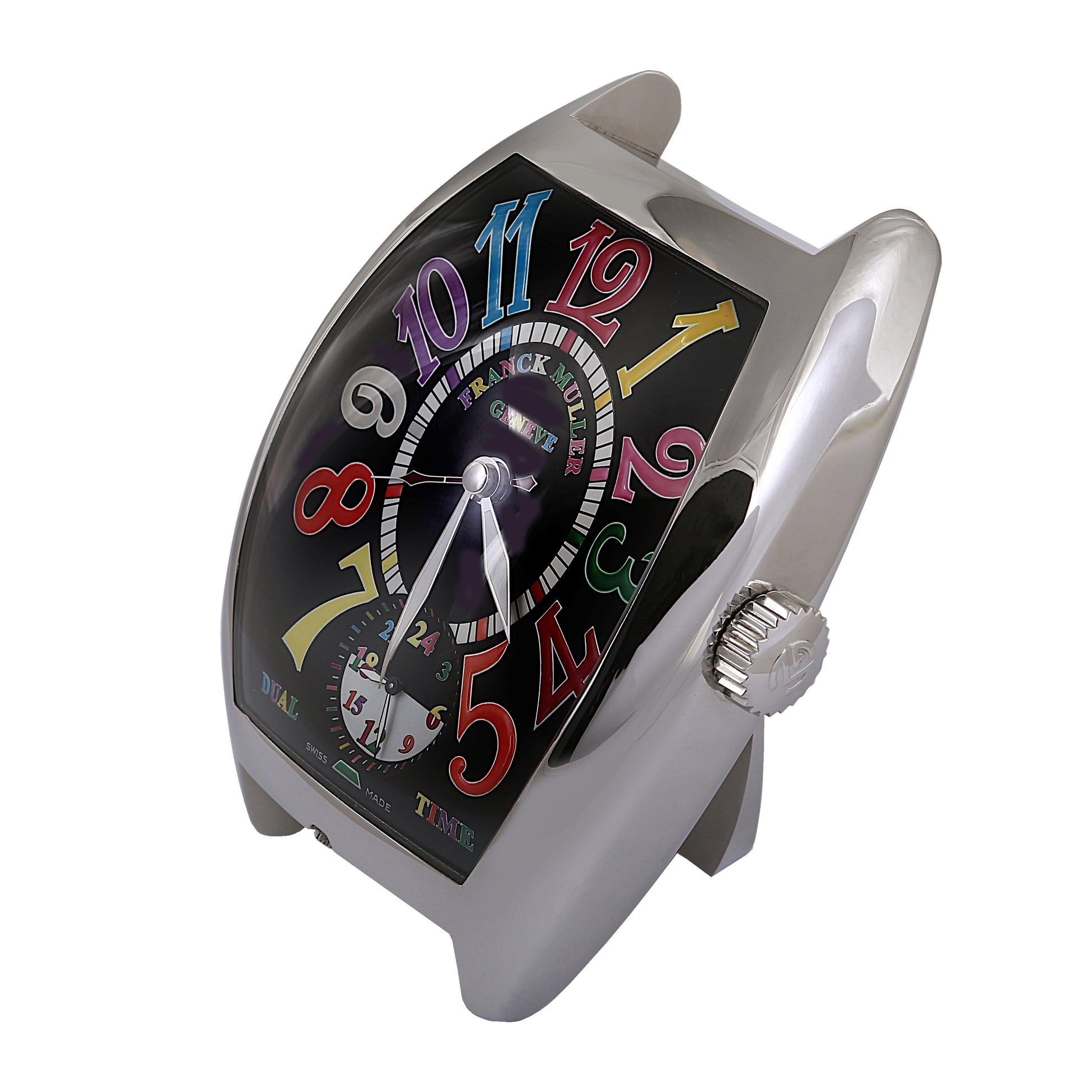Franck Muller Dual Time Alarm Desk Clock (6880311476431)